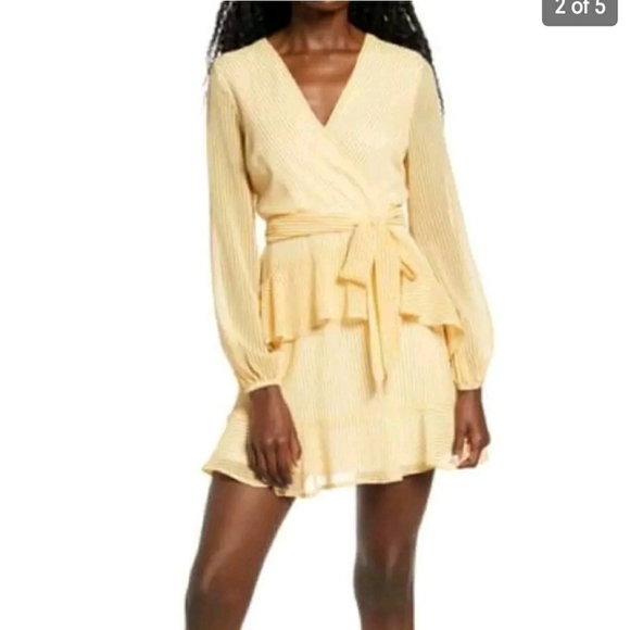 Leith | Dresses | Leith Womens Yellow 